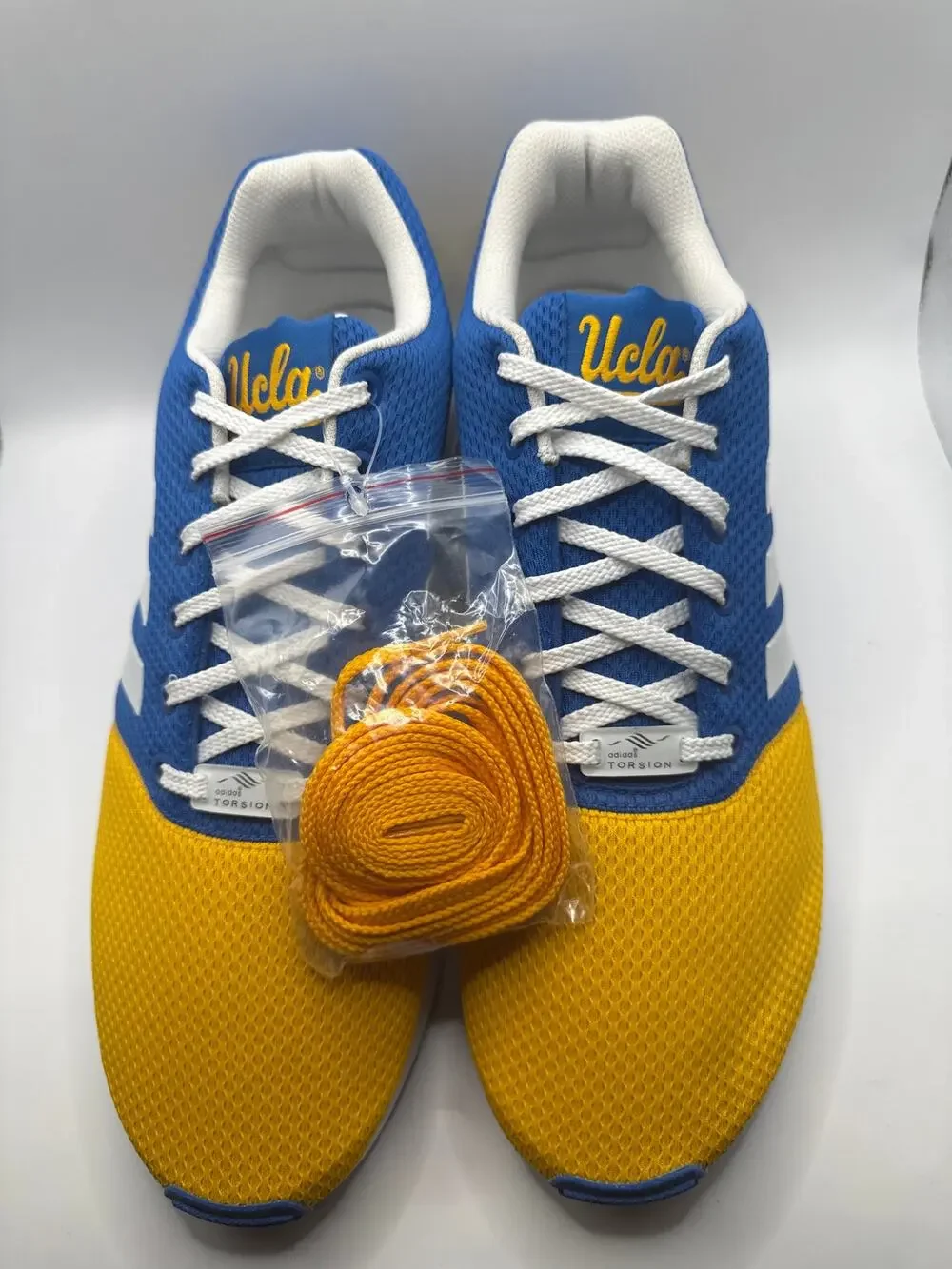 Rare Team Issued Adidas ZX Flux Torsion UCLA Bruins Men’s Size 12 Shoes NWOB